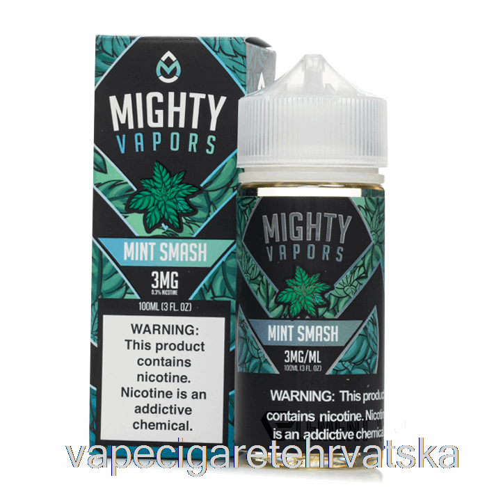 Vape Hrvatska Mint Smash - Mocna Para - 100ml 6mg